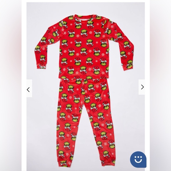 ‼️SOLD‼️Girls grinch pajamas - Picture 1 of 2